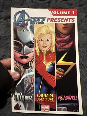 A-Force Presents Thor Captain Marvel Ms Marvel Volume 1 2015 Trade Paper B-467
