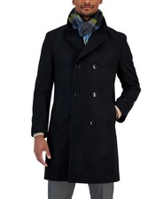 Nautica Mens Classic Fit Double Breasted Pea ...