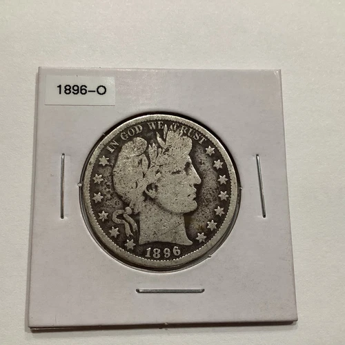 1896-O AG Barber Half Dollar Exact Coin Shown ￼