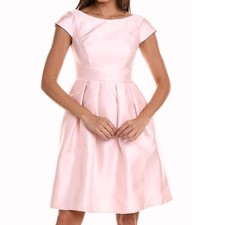 Alfred Sung Pink Dupioni D568 NWT Size 6