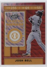 2020 Panini Chronicles Contenders Optic Ruby Wave Prizm 75/199 Josh Bell #30 7p8
