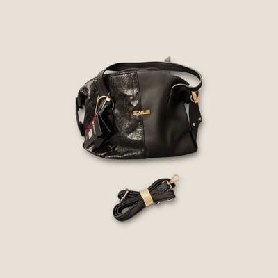 B. Cavalli Handtasche Schwarz Gold Damen Neu Mit Etikett Umhängetasche