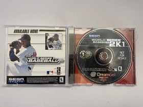 World Series Baseball 2K1 (Sega Dreamcast, 2000) Complete Tested Refurb
