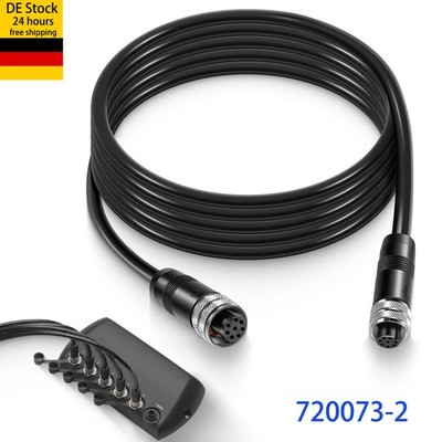720073-2 10'' Ethernet Cable AS EC 10E for Humminbird Helix, APEX,SOLIX,Onix, ION