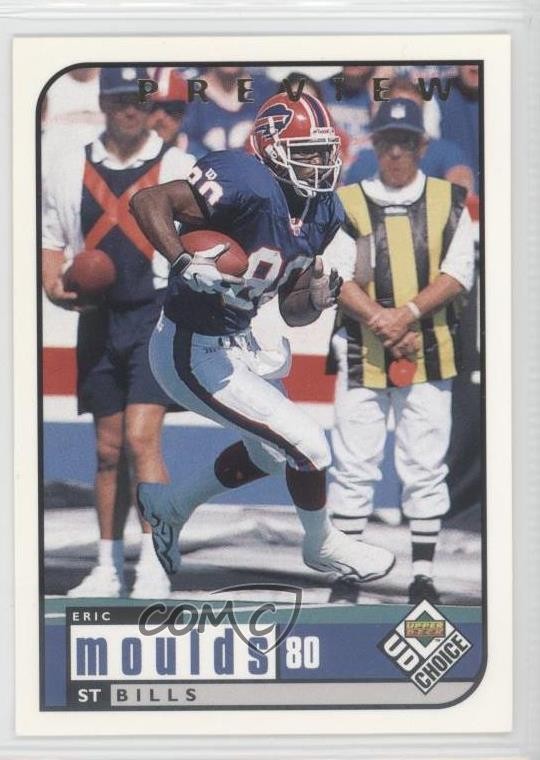 1998 Upper Deck UD Choice Preview Eric Moulds #20 0a0