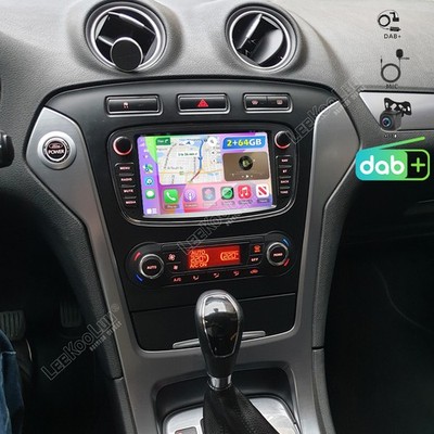 DAB+ Für Ford Mondeo MK4 2008 2009 2010 2011 Android 15 Autoradio Carplay GPS