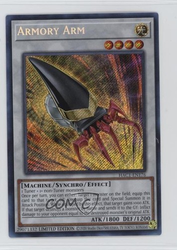Armory Arm [1st Edition] HAC1-EN176 YuGiOh Hidden Arsenal: Chapter 1 card