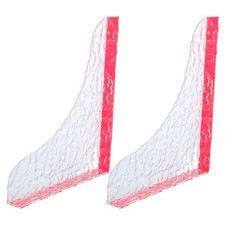 2Pcs Acrylic Shower Corner Splash Guards Reusable Tub Water Barrier for Bathroom