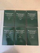 Pennsylvania Vital Records Complete Set 3 Spl...