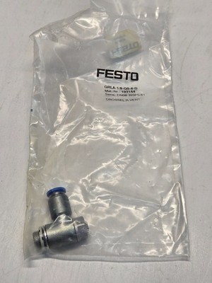 Festo GRLA-1/8-QS-6-D One-Way Flow Control Valve NEW x92