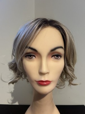 Ellen Wille Stella Mono Part Synthetic Wig - Ivory Blonde/Shad - Excellent