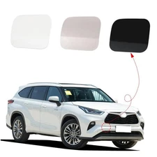 Car Front Bumper Tow Hook Cover Cap Towing Eye ForToyota Black Left Driver side