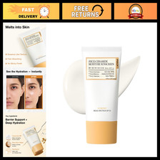 Moisture Sunscreen SPF 50, Lightweight Hydrating Formula, No White Cast, Vegan,