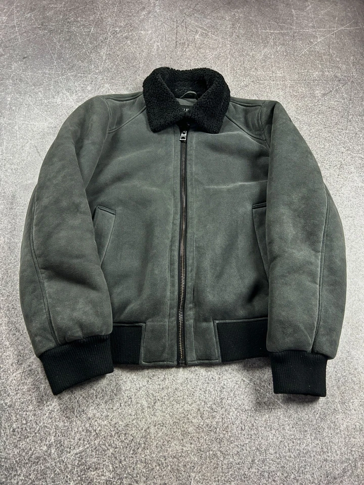 Vintage Streetwear Japanese Style Guess Leather Bomber Jacket with Fur 90s Y2K - Image 4 of 4