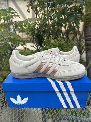 Adidas Samba OG Off White Copper Metallic Women's Casual Sneakers