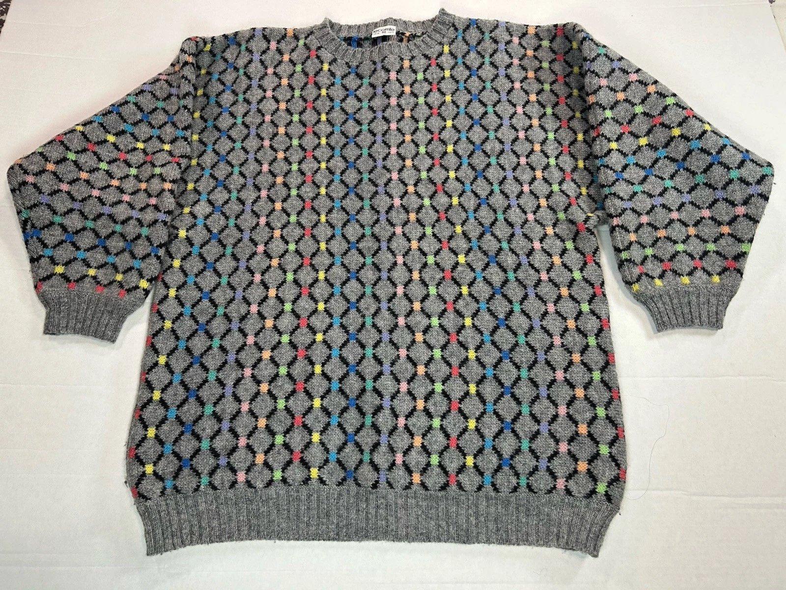 Vintage LECOMTE 100% Wolle/Wool Sweater