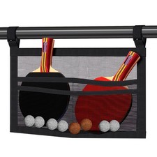 Nezylaf Ping Pong Paddle Holder, Hanging Mesh Storage Bag for Table Tennis Ra...