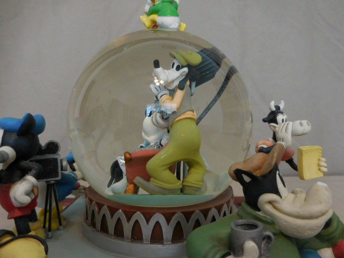 Disney Mickey and His Friends Silver Screen Debut Snow Globe