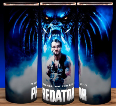 Predator Movie If It Bleeds We Can Kill It Cup Mug Tumbler 20oz
