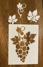 Grapes Reusable 10 MIL Laser Cut Mylar Stencil Art Supplies Airbrush Painting