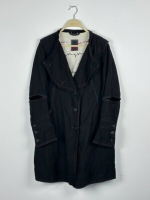 Marithe Francois Girbaurd Gothic Trench Coat Jacket Womans Size M