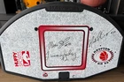 Magic Johnson James Worthy Michael Cooper Signed Full Size NBA Backboard PSA