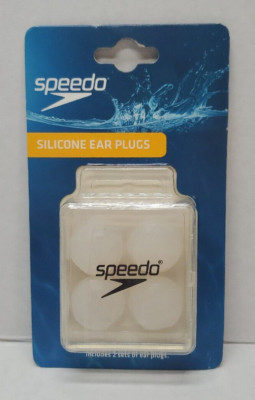 Speedo Silicone Ear Plugs, White