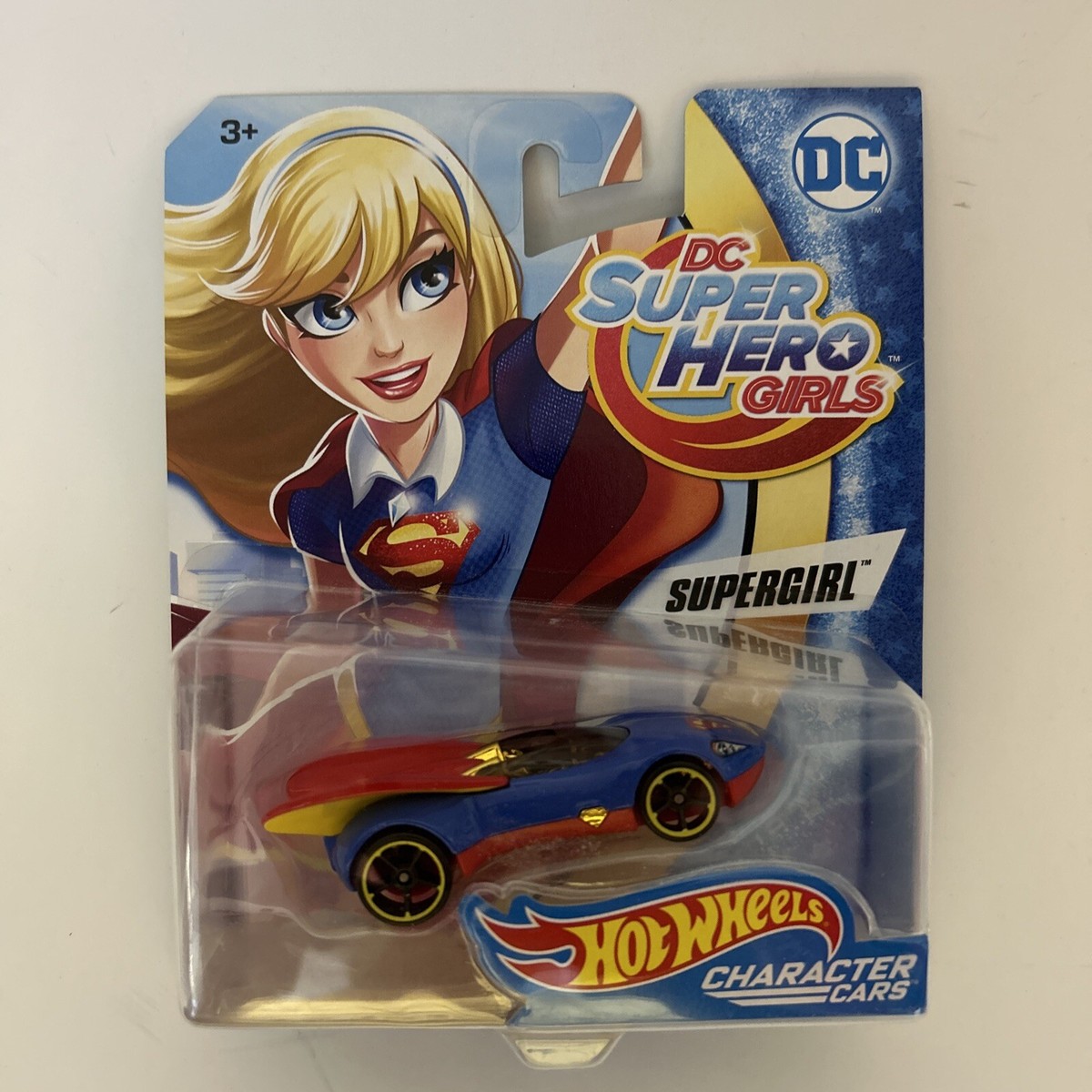 Supergirl DC Hot Wheels Character Car New DC Superhero Girls
