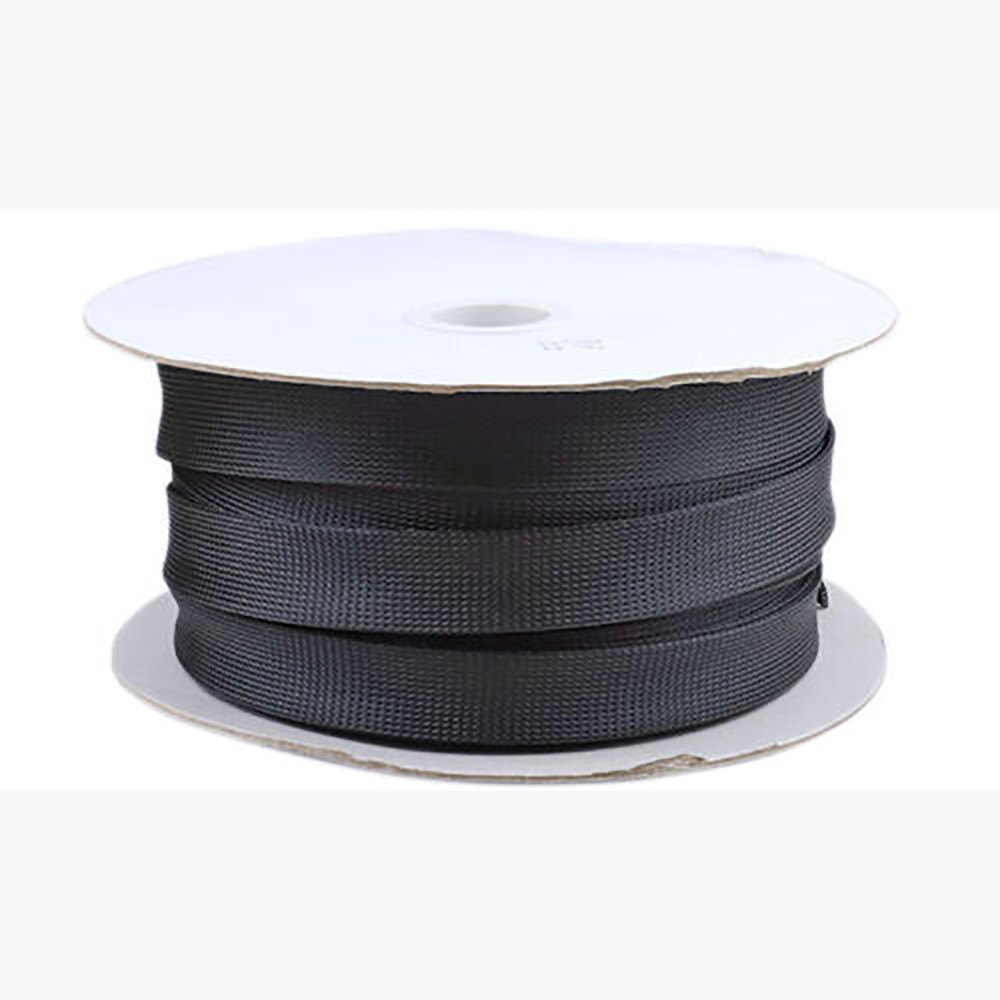 Black PET Expandable Braided Wire Cable Sleeve Sheathing Tube Protection 4~16mm
