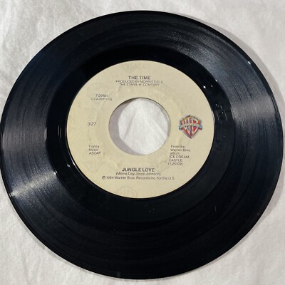 The Time - Jungle Love/Oh Baby 45 RPM 7  VG