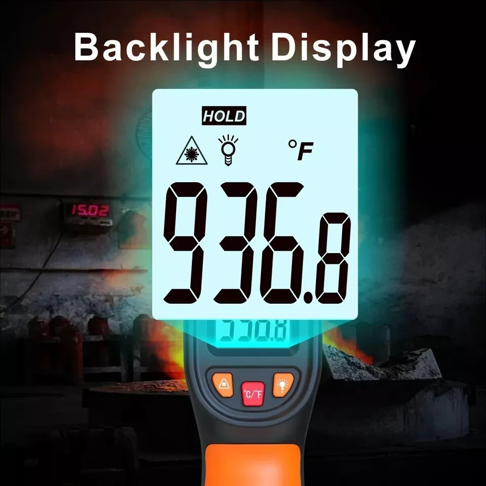 Infrared Thermometer , Handheld Heat Temperature For Cooking Tester