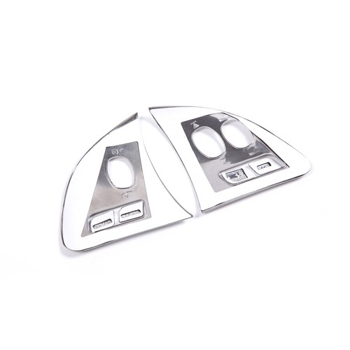 Steering Wheel Button Stainless Repair Cover plate FIt For Jaguar XF