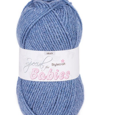 Stylecraft Baby Denim Aran Strickwolle Garn 100g 1264, 10-fädig