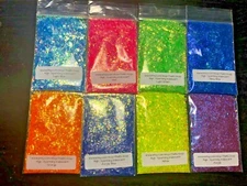 High- Sparkling iridescent Mermaid effect green pink blue Flakes US seller