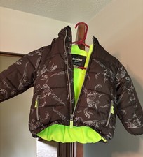 Oshkosh B Gosh boys "DINO" puffer jacket, size 3T EUC
