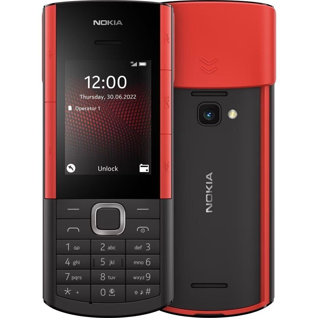 携帯電話本体 Nokia 5710 XpressAudio Nokia 5710 Xpress Audio 4G Black Unlocked, Built-In Earbuds