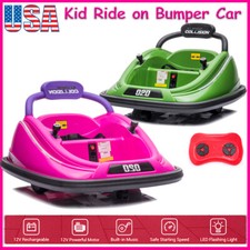 12V Kid Ride on Bumper Car 360  Spinning Electric Vehicle Toy w/Remote MP3 Gifts