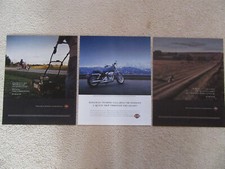 Harley-Davidson Motorcycle, Kept a Crabgrass Free Lawn, See What Yes Feels Like