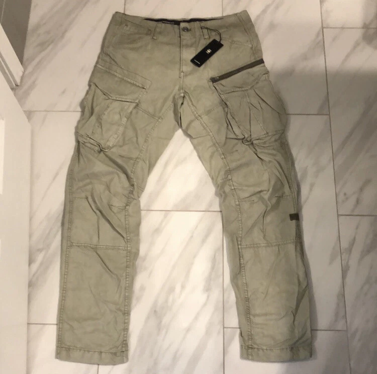 3D New eBay Cargo Pants Tapered Men\'s Regular | Vintage Rovic Raw Shamrock G-Star