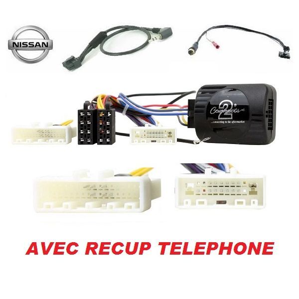 Commande au Volant Nissan NV200 2013-2017 avec Contrôle Téléphone Bluetooth