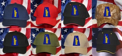 77TH SUSTAINMENT BRIGADE HAT PATCH CAP STATUE OF LIBERTY VETERAN PIN UP GIFT WOW