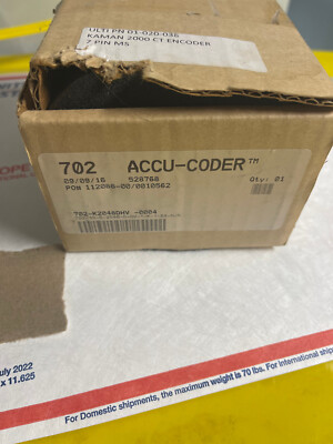 Accu-Coder 702-30-S-2048-D-HV-1-K-SX-N-N Incremental Shaft Encoder