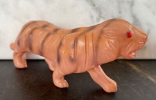 Antique Vintage Celluloid Toy Animal Jewel Eyes Japan Tiger