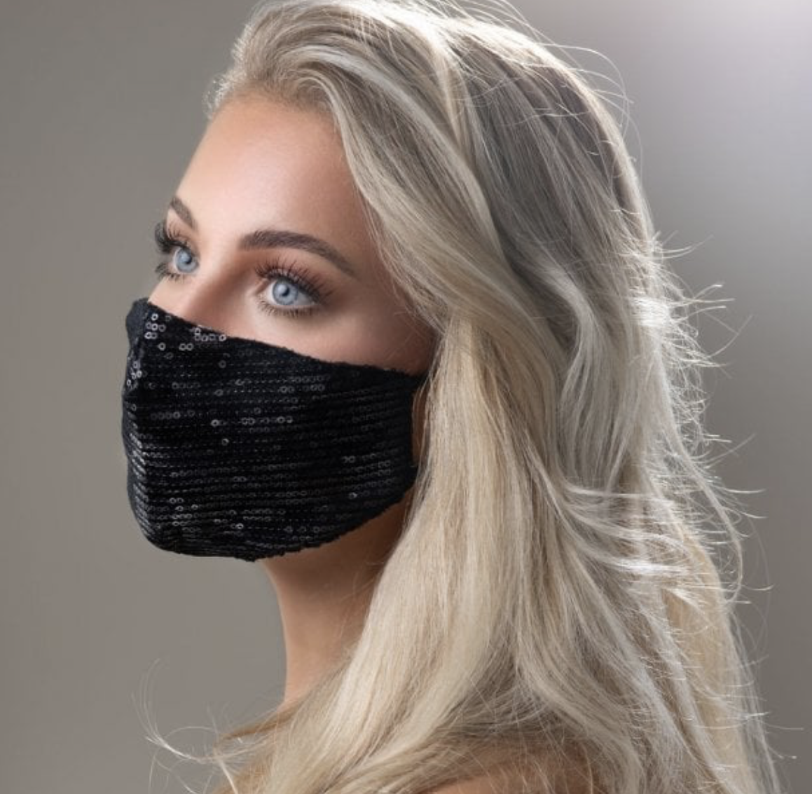 2024 Moda 15 Colori Bling Strass Maschera Facciale Per Le Donne - Foto 10