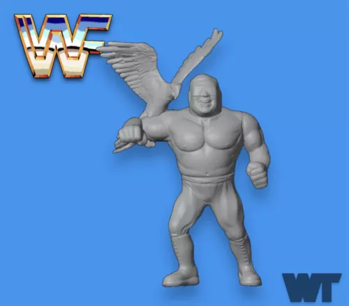 KOKO B WARE w BIRD Unpainted WWF Hasbro Full Scale CUSTOM MATTEL RETRO WWE READ
