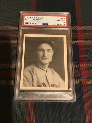 1939 Play Ball Lloyd Waner #89 PSA 4 Pirates