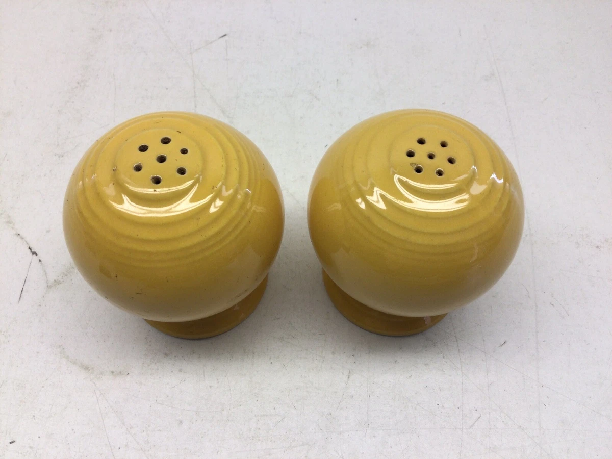 Fiestaware salt and 2025 pepper shakers vintage