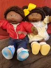 Vintage Cabbage Patch Kids Doll Lot Of 2 AA HM 1