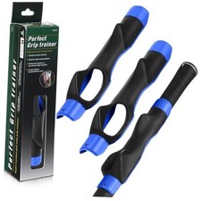 3 Pack Golf Grip Trainers, Golf Training Aid, Swing Trainer Club Grips Blue