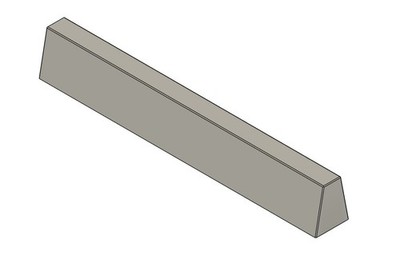 CIP US DOT MEDIAN BARRIER TL5 MODEL IN MULTIPLE SCALES